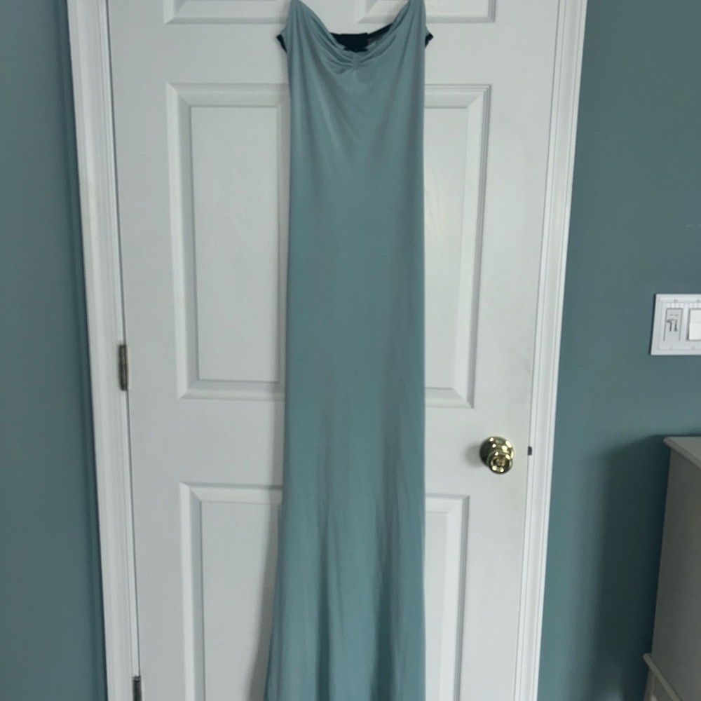 Elegant Sea Green Maxi Dress